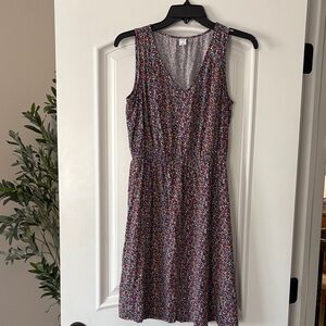 Old Navy Multicolor Floral Midi Dress